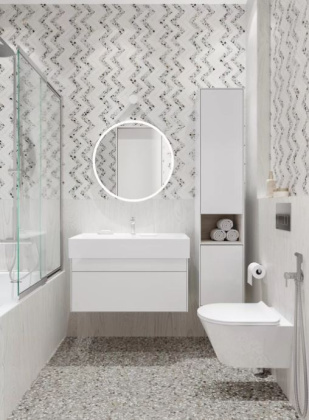 Декор T042\SG5268 Монтиони белый комбинированный 35,5см*34см*9мм (1уп/6шт/)мозаичный, шт