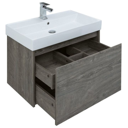 Мебель для ванной Aquanet Nova Lite 75 дуб рошелье (1 ящик)