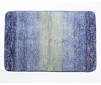 Коврик для ванной комнаты Lopau, 90х60х1 см, синий, BM-1125