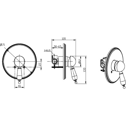 Смеситель встроенный _Комплект Смеситель встроенный _Комплект