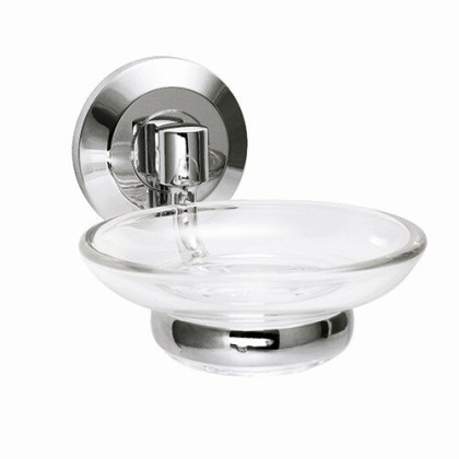 Rhein K-6229O Мыльница стекло (блистер), хром, WasserKRAFT