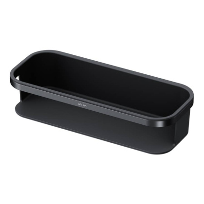 Корзина для душа Func прямая, 7х30х12,3 см, черная, A8F53122