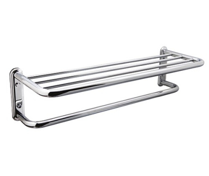 Полка для полотенец, 64х16,6х20,8 см, хром, K-888