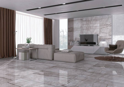 Керамогранит Laparet Obsidian Moss Gray полированный 60х120 (2шт_1,44м2), м2