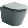 Подвесной унитаз Balearica Rimless (цвет Антрацит Матовый)