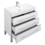 Комплект мебели для ванной Aquanet Верона NEW 90 белый (напольный 3 ящика)