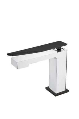 Смеситель для раковины низкий Boheme Q Chrome-Black Смеситель для раковины низкий Boheme Q Chrome-Black