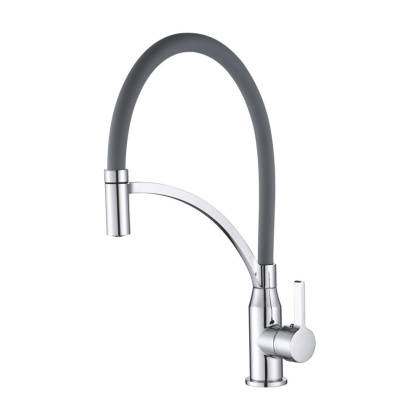 Смеситель для кухни латунь, серыйS643-9