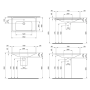 Раковина Bocchi Taormina Pro 1008-001-0126 белая Раковина Bocchi Taormina Pro 1008-001-0126 белая