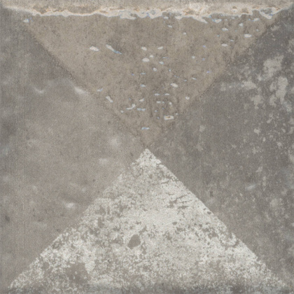 Декор Спартель 4 серый матовый 9,8x9,8x0,7