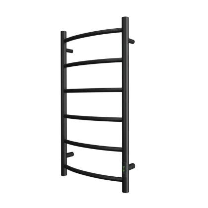 Полотенцесушитель электрический Point Афина PN04848B П6 400x800 диммер справа, черный Полотенцесушитель электрический Point Афина PN04848B П6 400x800 диммер справа, черный