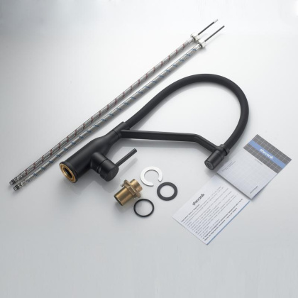 Смеситель для кухни с гибким изливом Shevanik S343H-3