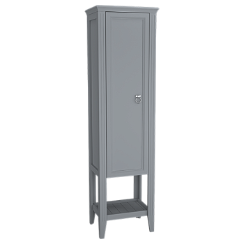 Пенал Valarte 55 см левосторонний, цвет серый матовый