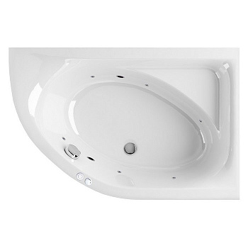 Ванна EXCELLENT Aquarella 150x100 (правая) "SOFT" (хром) Ванна EXCELLENT Aquarella 150x100 (правая) "SOFT" (хром)