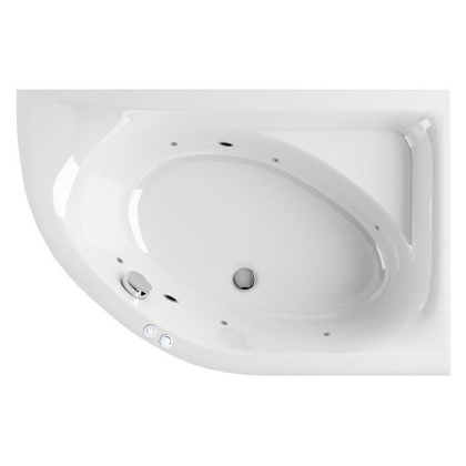 Ванна EXCELLENT Aquarella 150x100 (правая) "SOFT" (хром) Ванна EXCELLENT Aquarella 150x100 (правая) "SOFT" (хром)