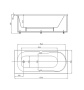 Акриловая ванна Акватек Лея 170х75 LEY170-0000045