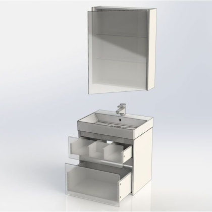 Мебель для ванной Aquanet Бруклин 60 белый