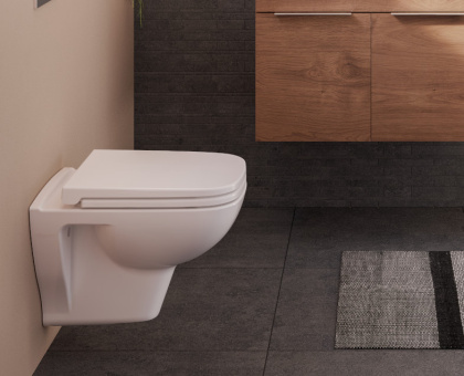 Унитаз VitrA S20 безободковый фарфор, антибактериальная глазурь 7508B003-0075 Унитаз VitrA S20 безободковый фарфор, антибактериальная глазурь 7508B003-0075