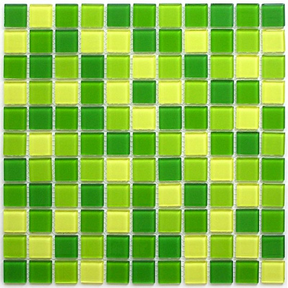 Мозаика стеклянная Apple mix (чип 4*25*25) 300*300(22шт.-1.98м2), м2 Мозаика стеклянная Apple mix (чип 4*25*25) 300*300(22шт.-1.98м2), м2