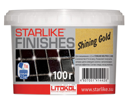 Декоративная добавка SHINING GOLD 0,1 Декоративная добавка SHINING GOLD 0,1