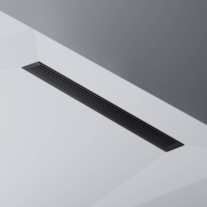 W01SC-P11-070-01BM MasterFlow Трап для душа линейный универс затвор Cut Gradient 70см цвет черн мат