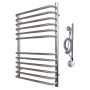 Полотенцесушитель электрический Point Нептун премиум PN09158SE П12 500x800 левый/правый, хром Полотенцесушитель электрический Point Нептун премиум PN09158SE П12 500x800 левый/правый, хром