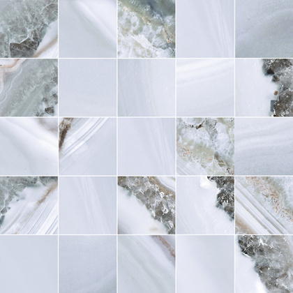 Event Декор мозаичный голубой MM34103 25х25