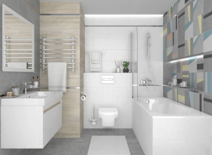 Cement Strength Grey Керамогранит серый 80х80 Матовый