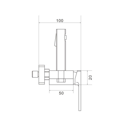 Гигиенический душ Shevanik S6805С-1 латунь белый