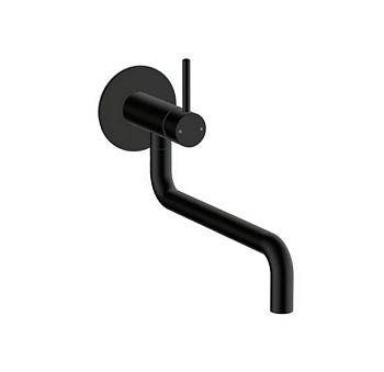 Смеситель для мойки скрытого монтажа OMNIRES Y Y1256BL (черный BLM)