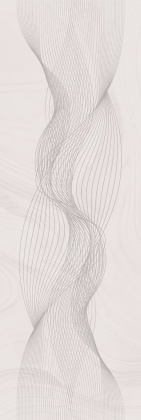 Декор Веро розовый светлый глянцевый обрезной 40x120x1