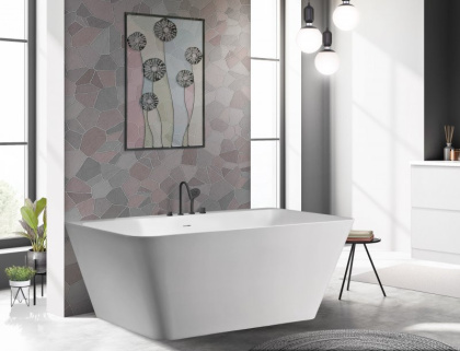 Ванна из искусственного камня Solid Surface 1700x800x600, CEZARES CZR-LINER-170-80-60-SSB Ванна из искусственного камня Solid Surface 1700x800x600, CEZARES CZR-LINER-170-80-60-SSB