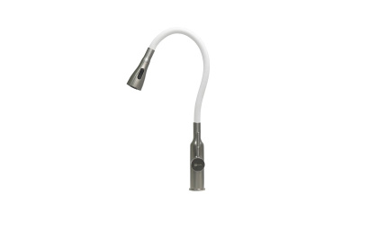 Смеситель Lemark Expert LM5082S-White для кухни с гибким изливом