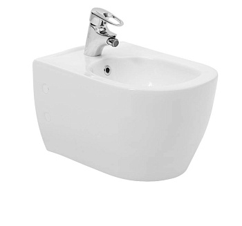 Bianca подвесной биде, матовый белый