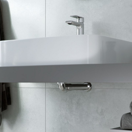 Сифон для умывальника и биде EXCELLENT с трубой (хром)