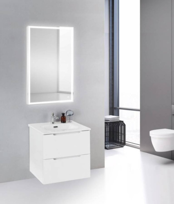 Тумба с раковиной подвесная BelBagno ETNA39-50  Rovere Moro, раковина белая Тумба с раковиной подвесная BelBagno ETNA39-50  Rovere Moro, раковина белая