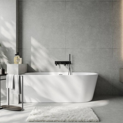 Акриловая ванна ABBER AB9502-1.4 L белая