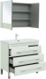 Комплект мебели для ванной Aquanet Верона 90 белый (напольный 3 ящика)