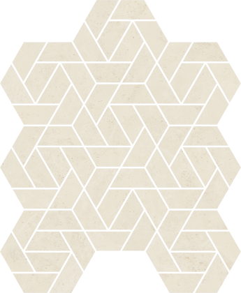 Мозаика 620110000153 Metropolis Айкон Роял Айвори (34,7см*28,6см*9мм) (6шт/0,462м2) матовый, шт
