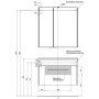 Мебель для ванной Aquanet Августа 90 белый (ручка хром)