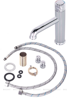 Orange PURE M02-021cr Смеситель для раковины с кнопочным управлением