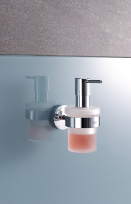 Дозатор жидкого мыла с держателем, GROHE Essentials, хром, (40448001) Дозатор жидкого мыла с держателем, GROHE Essentials, хром, (40448001)