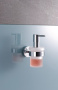 Дозатор жидкого мыла с держателем, GROHE Essentials, хром, (40448001) Дозатор жидкого мыла с держателем, GROHE Essentials, хром, (40448001)