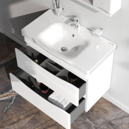 База под раковину подвесная, 65х80х45 см, белая, M80FHX0802WG