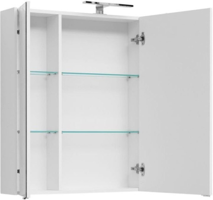 Зеркало-шкаф Aquanet Августа 100 белый