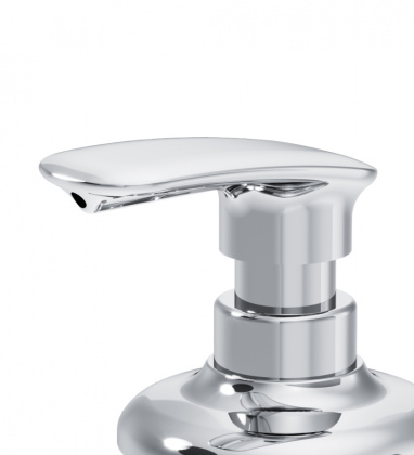 A3036900 Sensation, Стеклянный диспенсер для жидкого мыла с настенным держателем, хром, шт