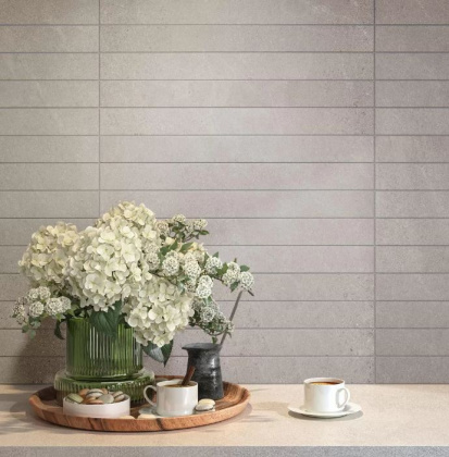 Декор чипсет Про Матрикс серый светлый матовый обрезной 30x60x0,9