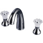 Смеситель для раковины на 3 отверстия, Camelia хром_Комплект Смеситель для раковины на 3 отверстия, Camelia хром_Комплект