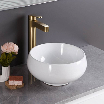 Раковина накладная керамическая круглая BB1114