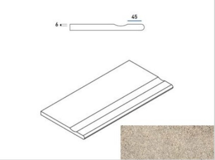 Дезерт Борт.30X60 С Выемкой Закруглён